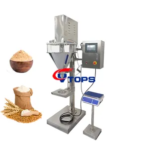 Stainless Steel Auger Filler/Tepung Dosis Dispenser/Kaleng Mesin Penutupan