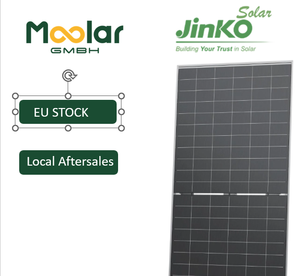 แผงโซลาร์เซลล์เยอรมัน 640W BDV สำหรับโมโนคริสตัลไลน์แบบ N-Type แบบสองหน้า กระจกสองชั้น ขนาด 400/200 มม. สายเคเบิล JK03M2 จัดส่งรวดเร็ว - Product Image 1