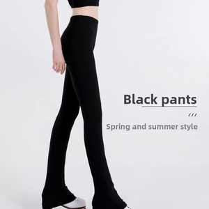Pantalons de patinage artistique pour filles Combinaisons d'entraînement de <span class=keywords><strong>skate</strong></span> pour femmes à vendre Performance sans polaire - Product Image 3