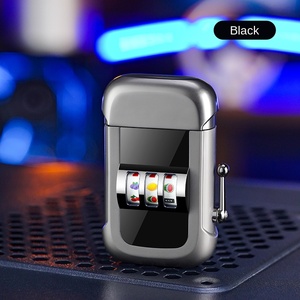 2026 USA Hot Sell Classic Creative Mini Gambling Slot Machine Funny <strong>Games</strong> with Rechargeable <strong>Lighter</strong> for Camping and Cigarettes - Product Image 3