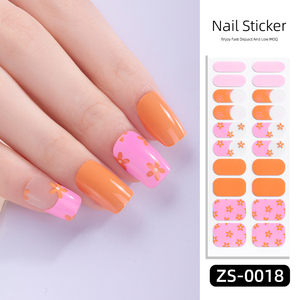 Pétalos originales personalizados 2026 Primavera Transparente Estilo floral Uñas finas Manucure Sticker - Product Image 6
