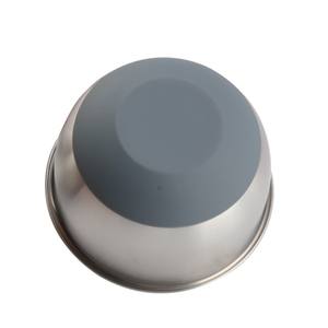Avec couvercles hermétiques en PE et râpe et base en silicone pour un ensemble de bols à mélanger en acier inoxydable épais et antidérapant - Product Image 5