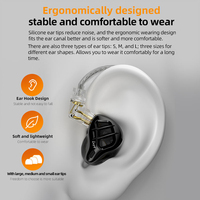 KZ ZAR HiFi 7BA+1DD IEM Écouteurs filaires intra-auriculaires Moniteur intra-auriculaire Casque hybride avec microphone Bass Écouteurs pour téléphone