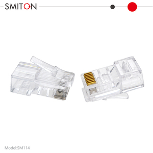 100PCS RJ45 Cat5e Connecteur Rj45 Cat5/<span class=keywords><strong>5e</strong></span> Utp <span class=keywords><strong>Cat</strong></span> 5 <span class=keywords><strong>5e</strong></span> <span class=keywords><strong>Rj</strong></span> 45 Connecteurs Mâle Cat5e Connecteur - Product Image 5