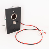 Panneau mural multifonctionnel pour camping-car |   Antenne d'alimentation + Répartiteur TV 1 vers 2 + Entrée câble + Allume-cigare 12V 2A