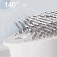 Brosse Vapeur Électrique en Acier Inoxydable pour Éliminer les Poils d'Animaux - Peigne de Toilettage Écologique à Vapeur pour le Contrôle de la Moulaison Chien/Chat