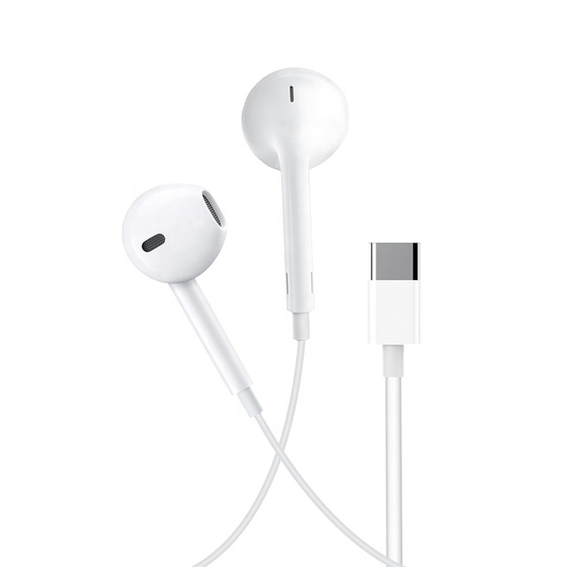 High Quality Type C Usb C Wired Handfree In-ear Earbuds With Microphone Type c Earphone for Samsung for huawei