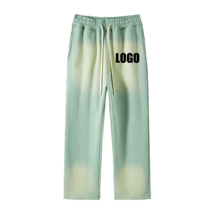 Pantalon de survêtement pour homme, vintage, délavé, taille régulière, confortable, lisse, durable, coupe ample, avec poches cachées - Product Image 1
