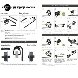 Moulinet de pêche en plastique bon marché t-bait, <span class=keywords><strong>enrouleur</strong></span> de ligne - Product Image 6