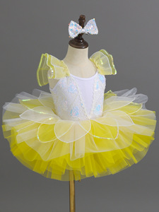 <span class=keywords><strong>Costumi</strong></span> da Balletto per Bambine, Abiti da Principessa con Paillettes per Esibizioni all'Asilo - Product Image 3