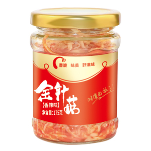 Compagnon de nouilles de <span class=keywords><strong>riz</strong></span> en pot savoureux Enoki aux champignons épicés conservés au sel - Product Image 4