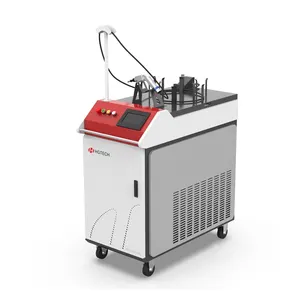 2022 hgtech cnc 500w1000w 1500w 2000w máquina de solda a laser da fibra de metal para o aço inoxidável