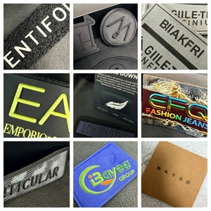 ป้ายหนังแท้คุณภาพสูงสั่งทำพิเศษ ปั๊มโลโก้ ป้ายหนัง PU สำหรับเสื้อผ้า กางเกงยีนส์ กระเป๋าถือ - Product Image 3