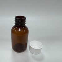 Bouteille vide complète de 80 ml et 90 ml la plus vendue avec étiquettes, boîtes, bouchons CRC avec anneaux et manuels d'utilisation