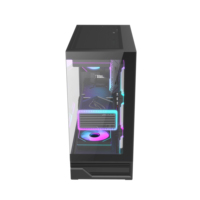 Boîtier d'ordinateur AntarcChill Full View 360MM E-ATX, boîtier PC OEM LOGO, boîtier de jeu avec panneau latéral en verre