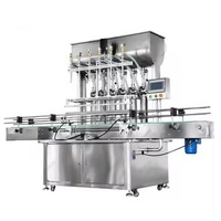 Machine de remplissage de liquides à six canaux horizontale manuelle en acier inoxydable de qualité alimentaire, à entraînement électrique/hydraulique, HONGDI Energy