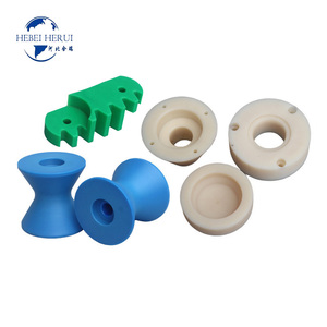 Nhà Máy chế biến tùy chỉnh chịu mài mòn <span class=keywords><strong>POM</strong></span> Nylon trục tay áo lót Bộ phận xử lý cơ khí - Product Image 1