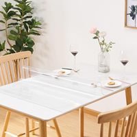 1mm 2mm 3mm Transparent Transparent PVC Film Transparent PVC Membrane Ménage Tapis de Table