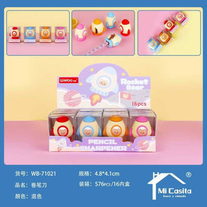 Temperamatite in Silicone a tema spazio Per forniture alla rinfusa con lame 576 pezzi Per accessori Per scrittura - Product Image 1