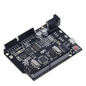 Pour + <span class=keywords><strong>WiFi</strong></span> ATmega328P + <span class=keywords><strong>ESP8266</strong></span> (mémoire 32 Mo) USB-TTL CH340G NodeMCU WeMos One nouveauté - Product Image 3
