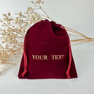 Bolsa de Tela para Joyería Personalizada, Bolsa de Embalaje de Joyería de Seda Sintética de Alta Calidad a Prueba de Polvo para Pulseras, Collares y Broches - Product Image 1