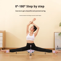 Dispositivo de entrenamiento de caballos de acero de una pieza, Reformer de Pilates, artefacto para apertura de cadera, elevación de pantorrillas, horquilla horizontal, duradero y portátil