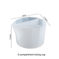 Tasse de mélange de résine époxy en Silicone, verre de mesure du mélange de couleurs, bricolage, outils de mesure de résine époxy