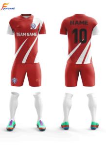 Мужская футбольная форма с коротким рукавом на заказ, дышащая, для команд, доступен OEM-сервис - Product Image 2