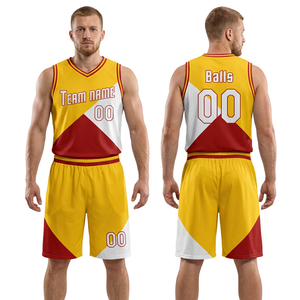 Uniformes de Baloncesto Personalizados con Impresión Digital, Conjuntos de Tallas Grandes, Duraderos, Cómodos, Transpirables, Antibacterianos y de Secado Rápido para Equipos - Product Image 1