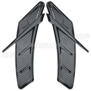 Cache d'aération latérale de pare-chocs noir/aspect fibre de carbone pour Mercedes-Benz W205 W204 W203 W211 W212 - Product Image 3