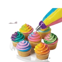 Adaptateur de douille à pâtisserie pour glaçage, coupleur de crème tricolore, pour cupcakes, fondant, biscuits, décoration de gâteaux, outil de cuisine pour pâtisseries