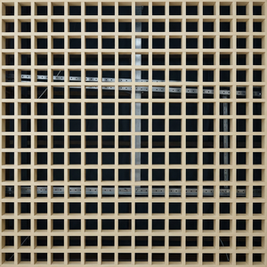 Panel de Rejilla para Techo con Acabado de Madera, Inserto Decorativo para Techo Suspendido, para Oficinas, Hoteles y Vestíbulos - Product Image 5