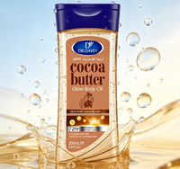 Huile pour le corps au beurre de cacao Dr.Davey, soin hydratant profond 72H