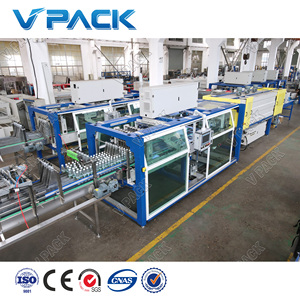 <strong>Full</strong> <strong>Automatic</strong> Colorful PE Film <strong>Shrink</strong> Wrapping <strong>Machine</strong> for Cans Bottles Carton Box in Beverage Factory - Product Image 5