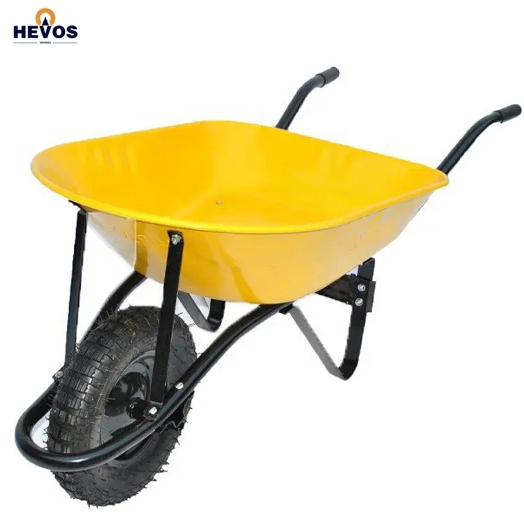 Load capacity 120kg Metal tray wheel barrow high quality wheelbarrow Garden handbarrow Wheelbarrow