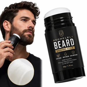 Stick de Rasage Hydratant Naturel pour Barbe Homme – Baume de Rasage pour Peaux Sensibles – Soin des Poils Faciaux – Produit de Toilettage OEM ODM - Product Image 3