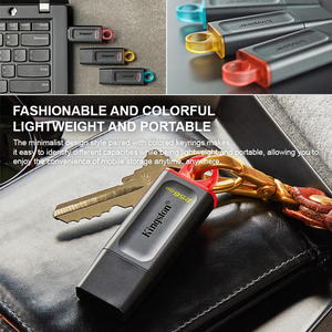 Unidad Flash USB 3.2 Kingston de 256 GB con Diseño de Anillo Colgante Rosa - Product Image 4