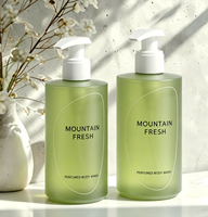 350ml 500ml Vente en gros Plastique Mat Shampooing Lotion Pompe Bouteille vide