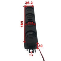 Boîte d'enceintes TV OEM 36*189mm 12W (quatre enceintes) Unité d'enceintes TV