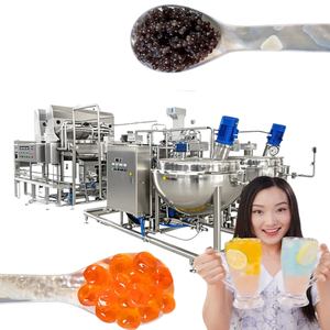 Equipo de producción de ingredientes de té de burbujas de ajuste de fórmula fácil Fabricación de Boba para línea de producción de Boba - Product Image 1