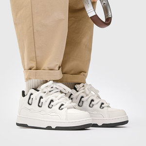 Zapatillas de deporte personalizadas de fabricante con mi logotipo, zapatos de marca de alta calidad de cuero genuino, zapatos de monopatín informales a la moda, zapatillas de deporte para hombre - Product Image 3