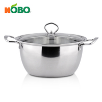 Küche & Haushalt Chinesischer Edelstahl-Couscous-Topf mit Glasdeckel als kleiner Dampfgarer