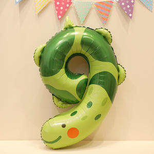 Globos de Aluminio con Número de Animal Gigante de 40 Pulgadas, Globos de Aluminio con Dibujos Animados de Animales, Venta al por Mayor para Decoración de Fiestas de Cumpleaños - Product Image 1