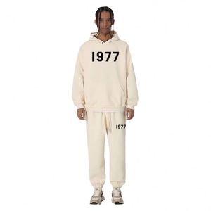 <span class=keywords><strong>Tuta</strong></span> serigrafica personalizzata Vintagestreetwear da uomo <span class=keywords><strong>tuta</strong></span> oversize pantaloni della <span class=keywords><strong>tuta</strong></span> e felpa con cappuccio ampio cotone corto <span class=keywords><strong>bianco</strong></span> semplice - Product Image 4