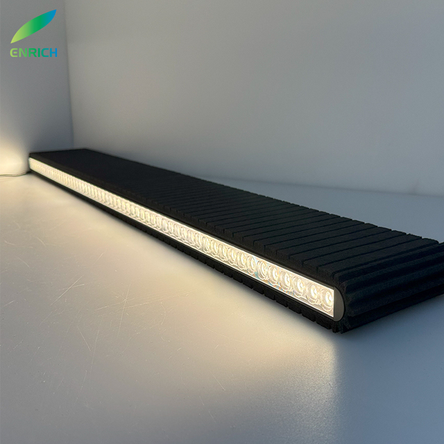 Beautiful Design Sound Absorbing Fireproof Colorful Office Acoustic LED Linear Light With 5 Years Warranty