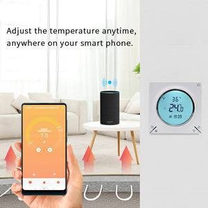 स्मार्ट वाई-फाई रिमोट नेस्ट थर्मोस्टेट व्हाइट सेंसर पार्ट्स फ्लोर रिले रोह अनुरूप इलेक्ट्रिक तापमान मोड मूल लचीला - Product Image 6