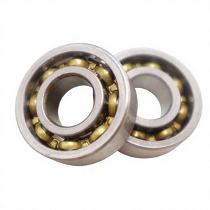 Roulement à billes miniature à gorge profonde 698M avec cage en laiton, acier chromé, étanchéité 2RS pour imprimeries et restaurants 8x19x6mm - Product Image 3