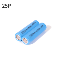 Prix d'usine, magasin européen, DMEGC 18650 20P/25P/30P 3.7V 2500mAh, batterie cylindrique LiFePO4 Li-ion de qualité industrielle, BMS intégré