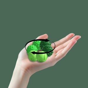 Juguete de Silicona para Aliviar el Estrés, Bola Antiestrés, Spinner Magnético para Dedos, Verde, Duradero, Alivio de la Ansiedad, Portátil, Innovador - Product Image 5