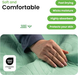 再利用可能で洗える防水ペットパッド、滑り止め付きの子犬用トイレトレーニングパッド - Product Image 2